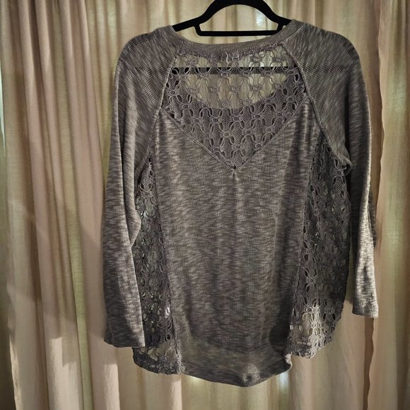 Eye Shadow - Grey Knit top - Teen XL - Picture 3 of 3